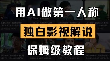 用AI做第一人称独白影视解说，手把手教学，保姆级教程-KK网创站
